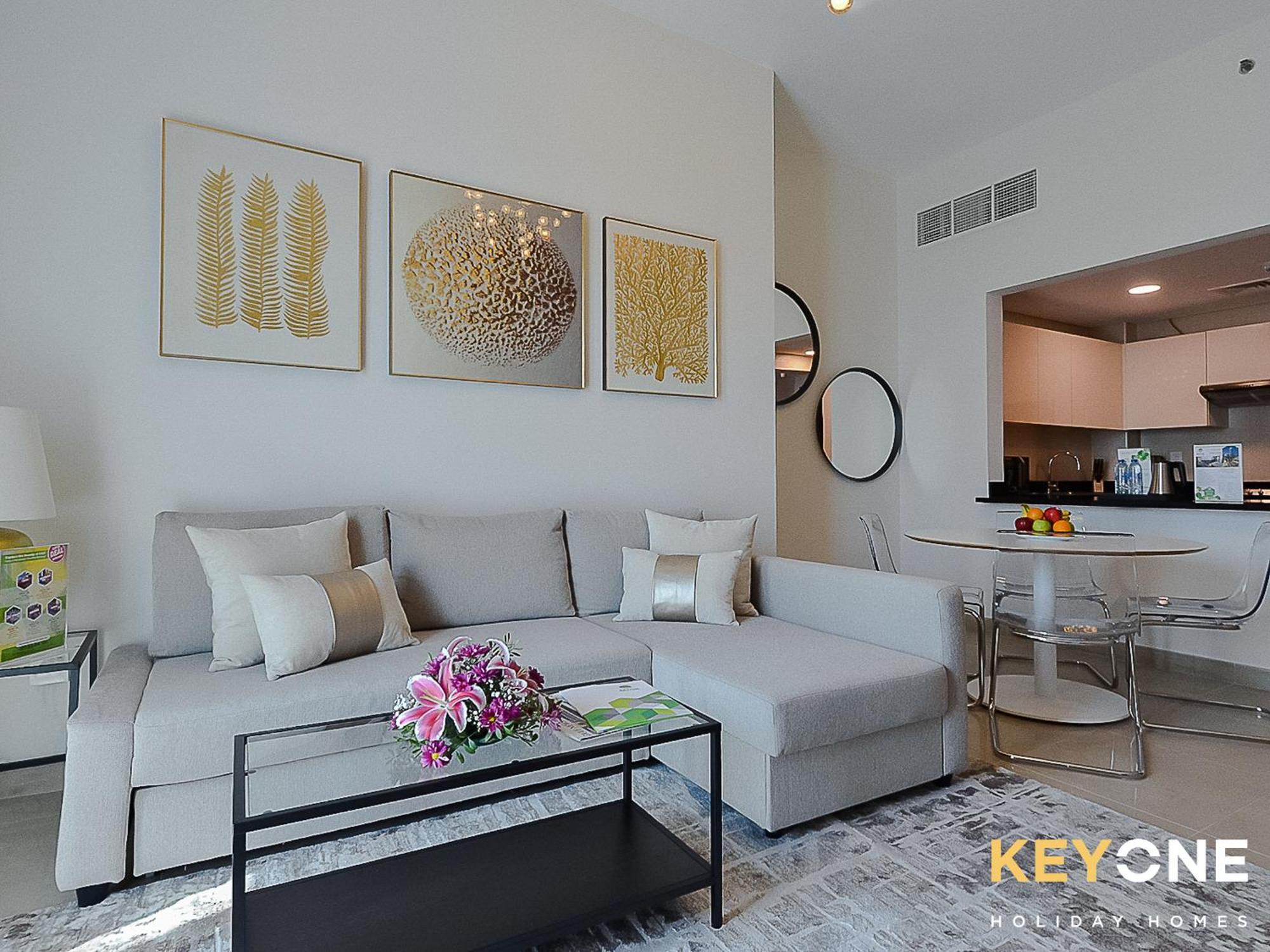 Sophisticated One Bedroom With Full Marina View Dubái Exterior foto